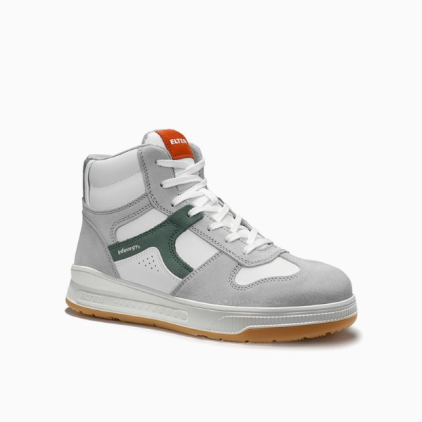 ELTEN Sicherheitsschnürstiefel, ROSARIO XXST white-green Mid ESD S1PS