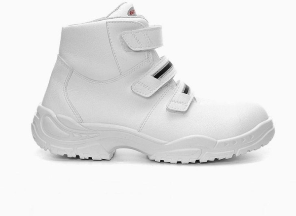 ELTEN-Footwear, S3-Arbeits-Berufs-Sicherheits-Schuhe, Hochschuhe, WHITE STRAP MID ESD, weiß