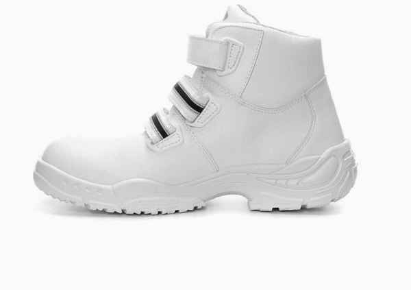 ELTEN-Footwear, S3-Arbeits-Berufs-Sicherheits-Schuhe, Hochschuhe, WHITE STRAP MID ESD, weiß