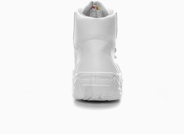 ELTEN-Footwear, S3-Arbeits-Berufs-Sicherheits-Schuhe, Hochschuhe, WHITE STRAP MID ESD, weiß
