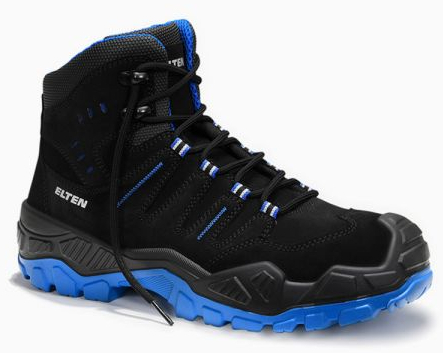 ELTEN-S3-Sicherheitsstiefel, QUENTIN black-blue Mid, ESD, schwarz-blau