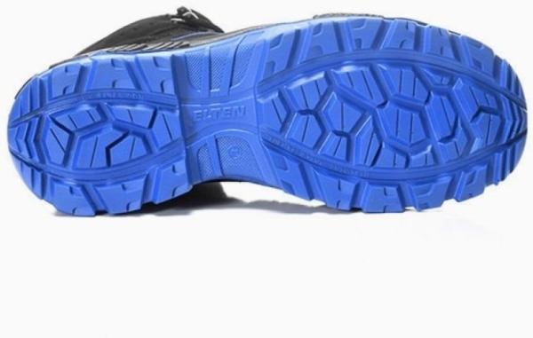 ELTEN-S3-Sicherheitsstiefel, QUENTIN black-blue Mid, ESD, schwarz-blau