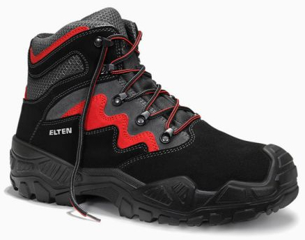 ELTEN-S3-Sicherheitsstiefel, MICK black-red Mid, ESD, schwarz-rot