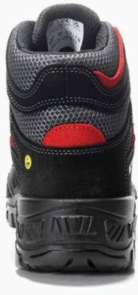ELTEN-S3-Sicherheitsstiefel, MICK black-red Mid, ESD, schwarz-rot