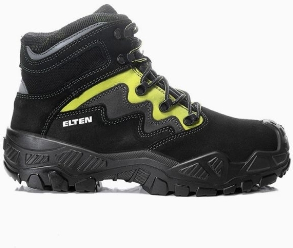 ELTEN-S3-Sicherheitsstiefel, MICK black-green Mid, ESD, schwarz-grün