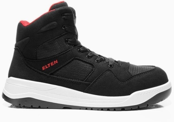 ELTEN-Footwear, S1P-Arbeits-Berufs-Sicherheits-Schuhe, Hochschuhe, LAKERS black Mid ESD, schwarz
