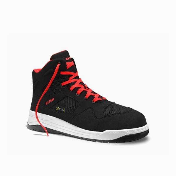 ELTEN Sicherheitsschnürstiefel, LAKERS M black Mid ESD S1PS