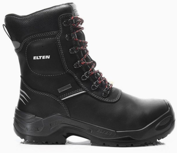 ELTEN-Footwear, S3-Arbeits-Berufs-Sicherheits-Schuhe, Schnürstiefel, OSCHI GTX ESD, schwarz