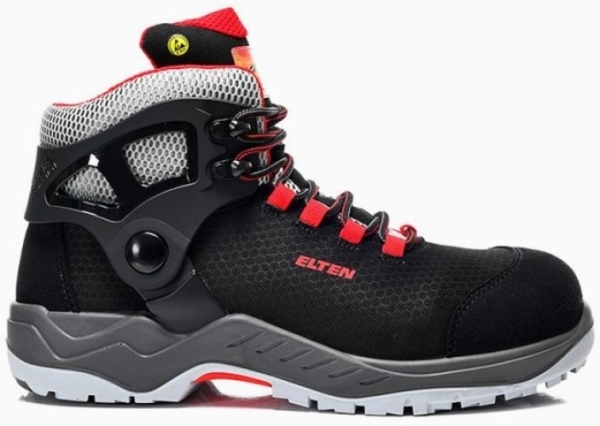 ELTEN-Footwear, S3-BIOMEX PROTECTION-Arbeits-Berufs-Sicherheits-Schuhe, Hochschuhe, ARTURO Mid, ESD, schwarz
