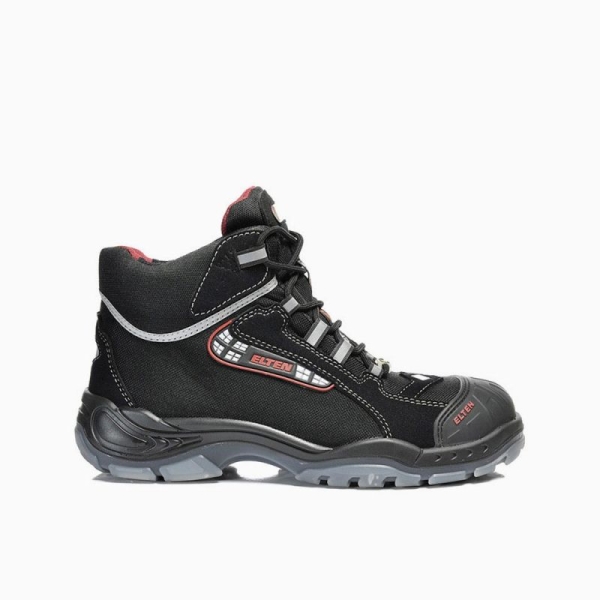ELTEN-Footwear, S3-Arbeits-Berufs-Sicherheits-Schuhe, Hochschuhe, SANDER PRO ESD, mit Überkappe, schwarz