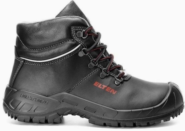 ELTEN-Footwear, S3-Arbeits-Berufs-Sicherheits-Schuhe, Hochschuhe, LAURENZO PU MID ESD, schwarz