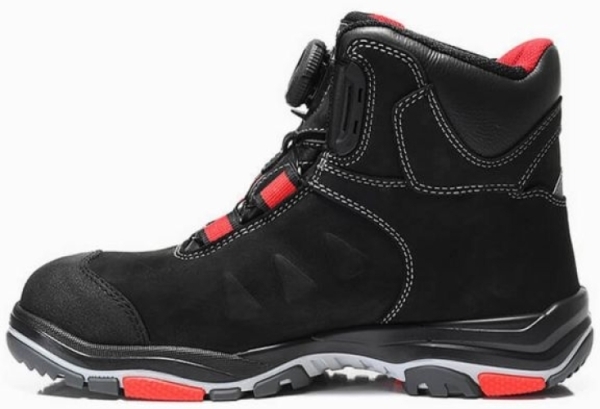 ELTEN-Footwear, S3-ERGO-ACTIVE-Arbeits-Berufs-Sicherheits-Schuhe, Hochschuhe, TILL Boa Mid, ESD, Fußtyp 1, schwarz