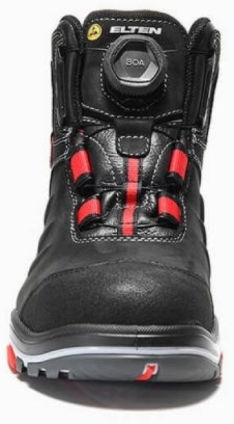 ELTEN-Footwear, S3-ERGO-ACTIVE-Arbeits-Berufs-Sicherheits-Schuhe, Hochschuhe, TILL Boa Mid, ESD, Fußtyp 3, schwarz