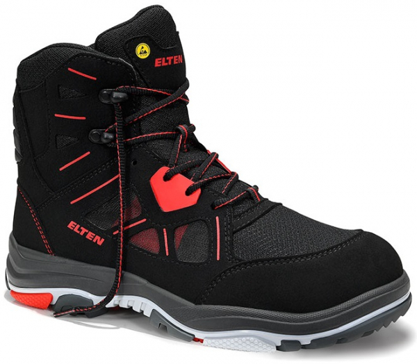 ELTEN-Footwear, S1P-ERGO-ACTIVE-Sicherheitshochschuhe, ANTHONY Mid, ESD, Fußtyp 3, rot