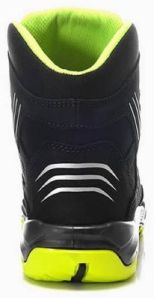 ELTEN-Footwear, S2-Arbeits-Berufs-Sicherheits-Schuhe, Hochschuhe, AMBITION BOA MID, ESD, schwarz/gelb