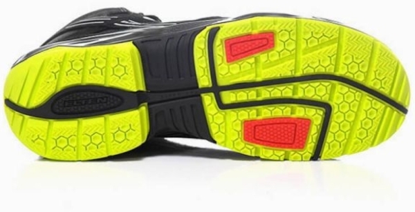 ELTEN-Footwear, S2-Arbeits-Berufs-Sicherheits-Schuhe, Hochschuhe, AMBITION BOA MID, ESD, schwarz/gelb