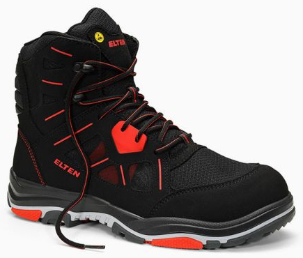 ELTEN-S1-ERGO-ACTIVE-Sicherheitshochschuhe, ANTHONY Mid, ESD, Fußtyp 2, rot