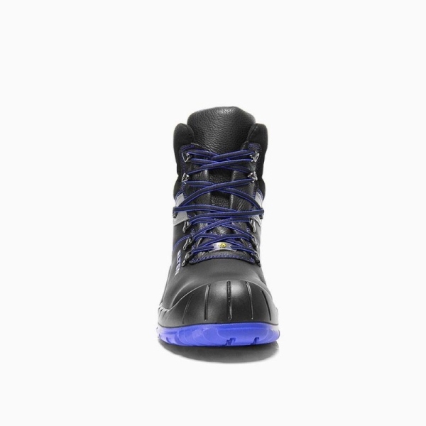 ELTEN-Footwear, Arbeits-Berufs-Sicherheits-Schuhe, Halbschuhe, ALLESIO blue Mid, ESD, S3, schwarz/blau