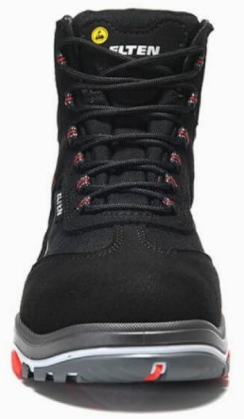 ELTEN-Footwear, S3-ERGO-ACTIVE-Arbeits-Berufs-Sicherheits-Schuhe, Hochschuhe, MATTHEW TPU Mid , ESD, Fußtyp 1, schwarz