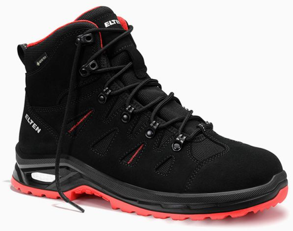 ELTEN-S3S-Sicherheitsstiefel, RIWEMO XXP GTX black-red Mid ESD S3S WR CI
