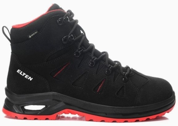 ELTEN-S3S-Sicherheitsstiefel, RIWEMO XXP GTX black-red Mid ESD S3S WR CI