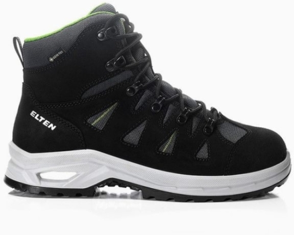 ELTEN-S2-Sicherheitsstiefel, RIWEMO XXP GTX black-green Mid ESD S2 WR CI