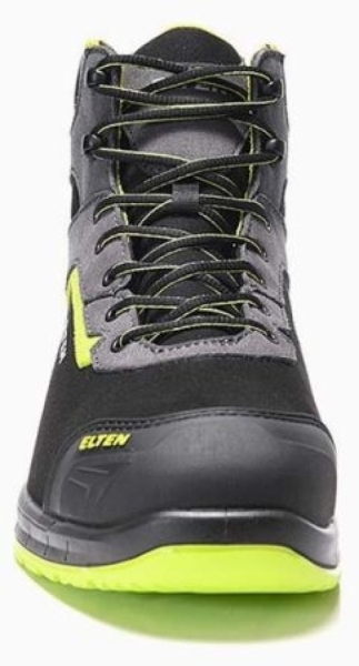 ELTEN-S3 Sicherheitshochschuhe, LOAN XXSports Pro black-lime Mid, ESD, schwarz/lime