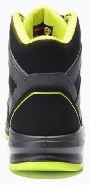 ELTEN-S3 Sicherheitshochschuhe, LOAN XXSports Pro black-lime Mid, ESD, schwarz/lime