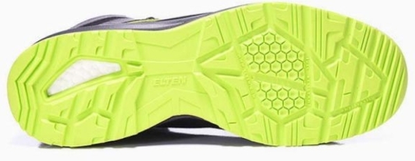 ELTEN-S3 Sicherheitshochschuhe, LOAN XXSports Pro black-lime Mid, ESD, schwarz/lime