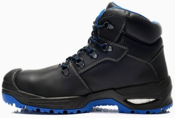 ELTEN-S3-Sicherheitshochschuhe, LEONARDO XXSG black-blue Mid ESD S3, schwarz/blau