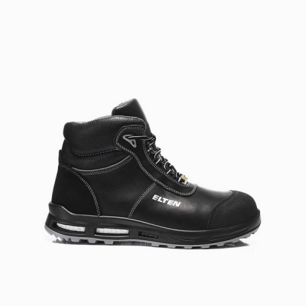 ELTEN-Footwear, S3-Arbeits-Berufs-Sicherheits-Schuhe, Schnürstiefel, REACTION XXT Mid, ESD, schwarz