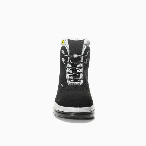 ELTEN Sicherheitsschnürstiefel, IMPULSE XX10 black-grey Mid ESD S1