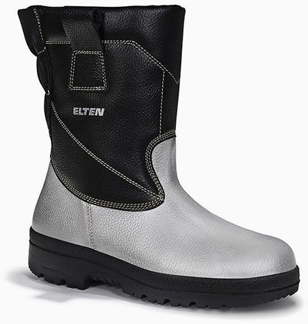 ELTEN-S3-Sicherheitsschlupfstiefel, STANTON HI, schwarz/silber