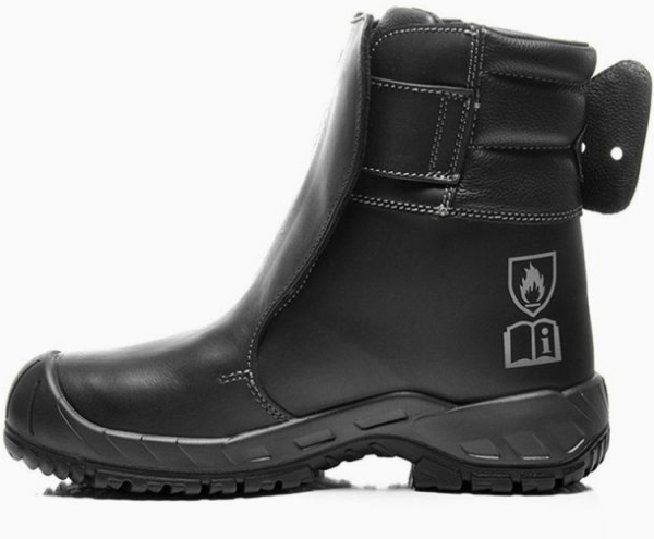 ELTEN-Footwear, S3-Spezial-Arbeits-Berufs-Sicherheits-Schuhe, Schlupfstiefel,, Giesserstiefel, CALVIN, HI, schwarz