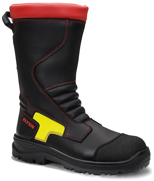 ELTEN-Footwear, F2A-Feuerwehrschlupfstiefel, CLAY F2A, Form D,, HI3/HRO/SRC, schwarz