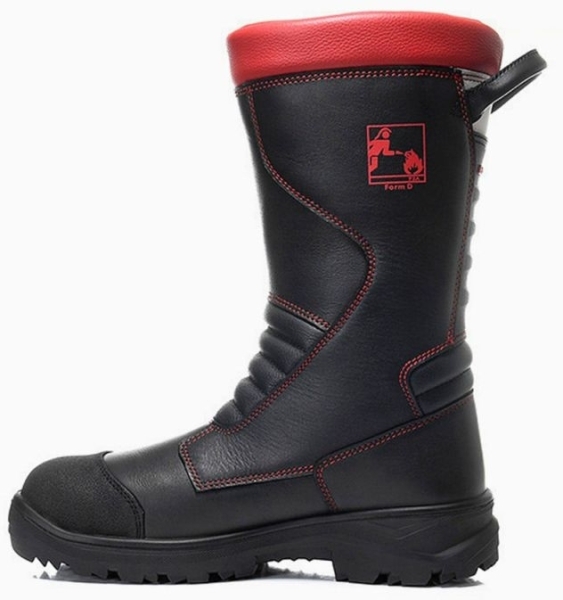 ELTEN-Footwear, F2A-Feuerwehrschlupfstiefel, CLAY F2A, Form D,, HI3/HRO/SRC, schwarz