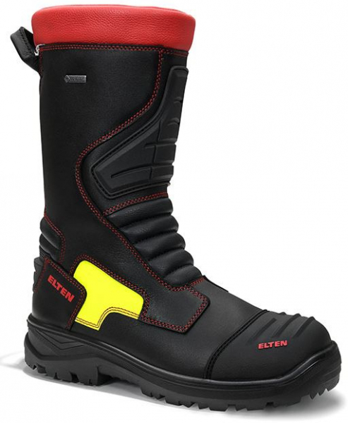 ELTEN-F2A-Feuerwehrschlupfstiefel, CRUZ GTX, Form D,, SRC, CI, HI, HRO, schwarz