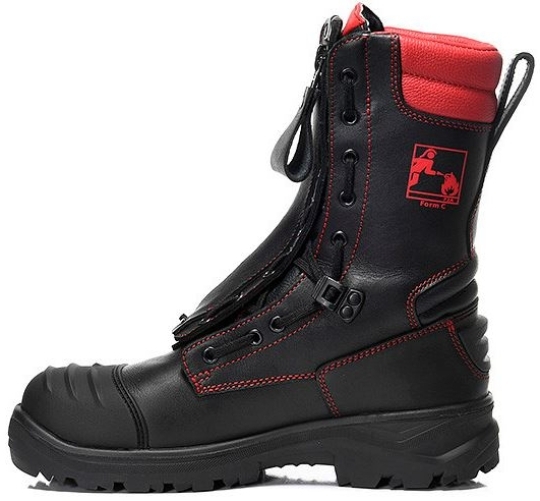 ELTEN-F2A-Feuerwehrschlupfstiefel, CURT GTX, Form C,, SRC, CI, HI, HRO, schwarz