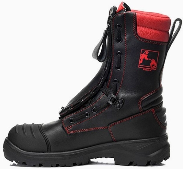 ELTEN-F2A-Feuerwehrschlupfstiefel, CURT GTX, Form C,, SRC, CI, HI, HRO, schwarz