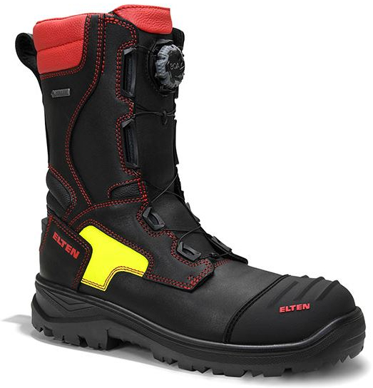 ELTEN-F2A-Feuerwehrschlupfstiefel, COLIN GTX BOA, Form C,, SRC, CI, HI, HRO, schwarz