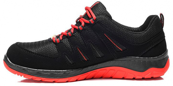 ELTEN-Footwear, O2-Berufshalbschuhe, MADDOX Low, ESD, schwarz-rot
