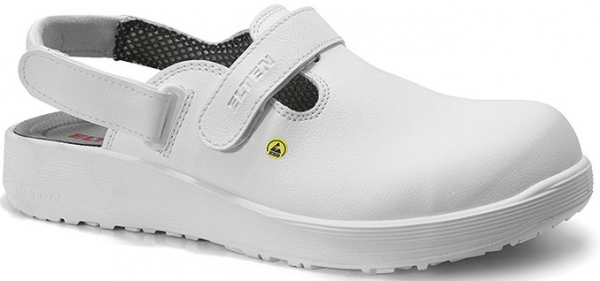 ELTEN-Footwear, OB-Arbeits-Berufs-Sicherheits-Clogs, MICHEL, ESD, weiß