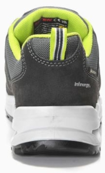 ELTEN-O2-Berufshalbschuh, RILEY XXF BOA GTX grey-lime Low ESD O2 WR CI