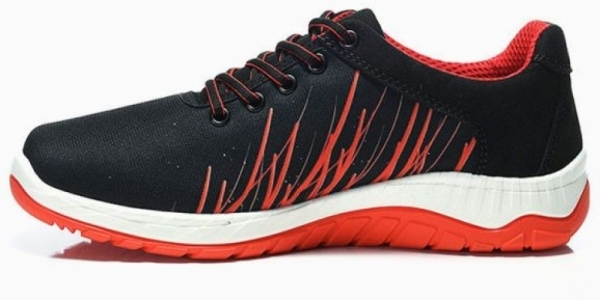 ELTEN-Footwear, O1-Berufshalbschuhe, LANA Low, ESD, schwarz-rot