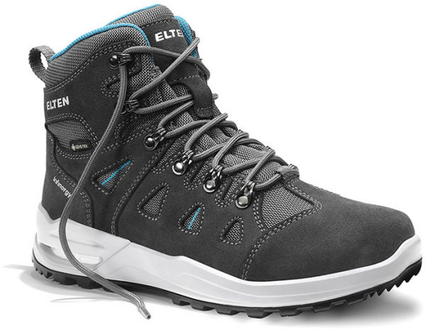 ELTEN-O2 Berufsstiefel, ENYA XXF GTX, grey-turquoise MID ESD O2 WR CI