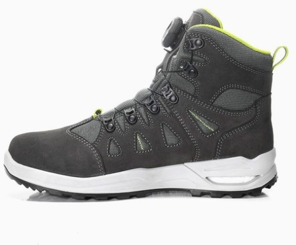 ELTEN-O2-Berufsstiefel, RILEY XXF BOA GTX grey-lime Mid ESD O2 WR CI