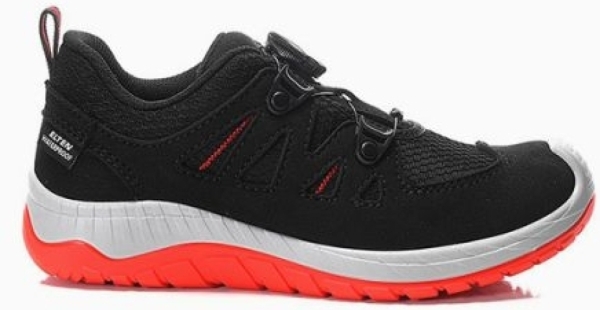 ELTEN-Halbschuhe MADDOX Kids Boa black-red low