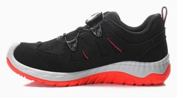 ELTEN-Halbschuhe MADDOX Kids Boa black-red low