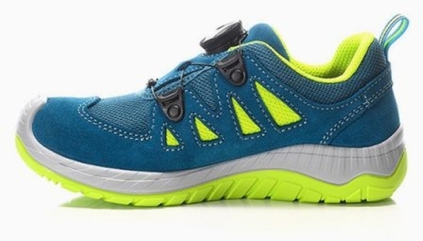 ELTEN-Halbschuhe MADDOX Kids Boa petrol-lime Low