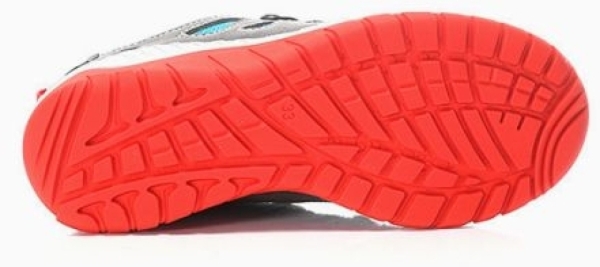 ELTEN-Halbschuhe MADDOX Kids Boa grey-red Low